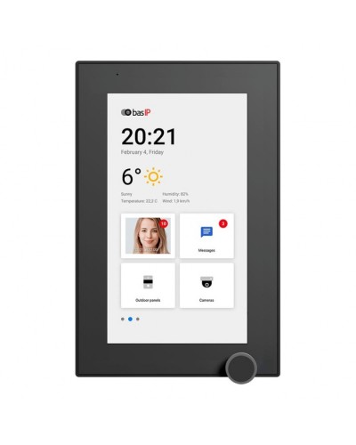 IP-видеодомофон BAS-IP AZ-07L BLACK в Рязани Абонентские IP устройства Pintop.ru