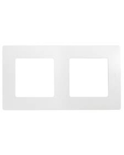 Рамка 2 поста Etika белый Legrand 672502 в Рязани Аксессуары для кабель-канала Pintop.ru