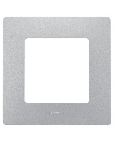 Рамка 1 пост Etika алюминий Legrand 672551 в Иркутске Аксессуары для кабель-канала Pintop.ru