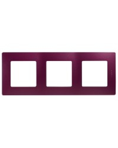 Рамка 3 поста Etika сливовый Legrand 672563 в Рязани Аксессуары для кабель-канала Pintop.ru